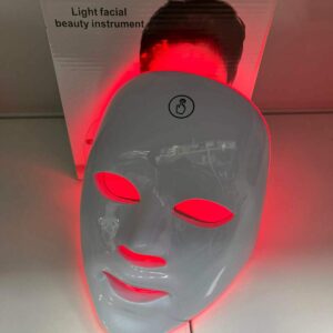Maska Na Twarz LED Terapia Światłem  Kolorowa Terapia Odmładzająca Skórę