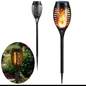 LAMPA SOLARNA POCHODNIA LAMPKI SOLARNE DO OGRODU OGRODOWE LED DUŻA